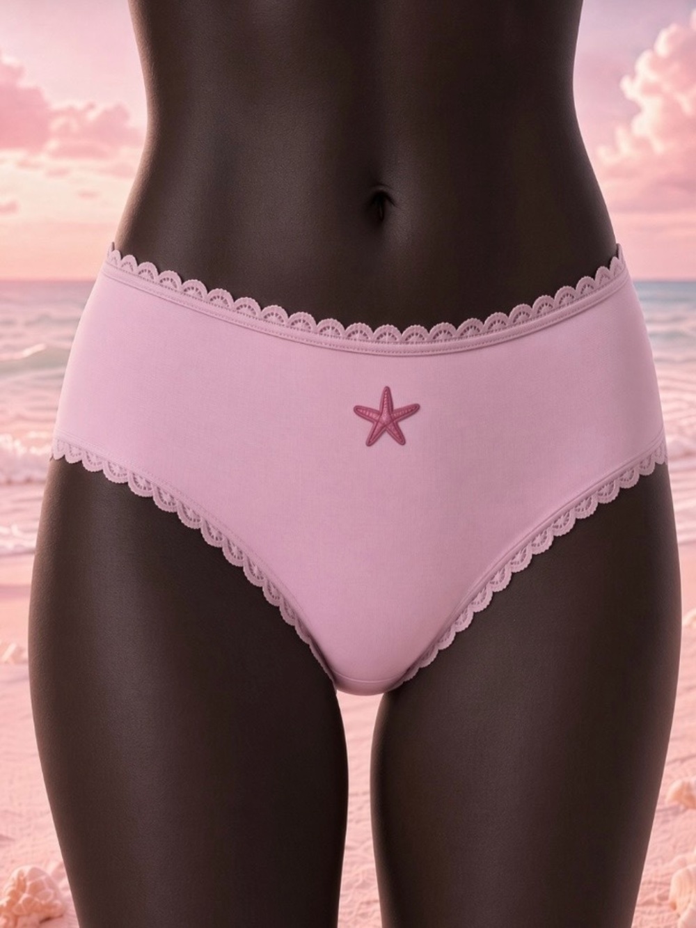Victoria’s Secret - Starfish Embroidery Vacation Panty